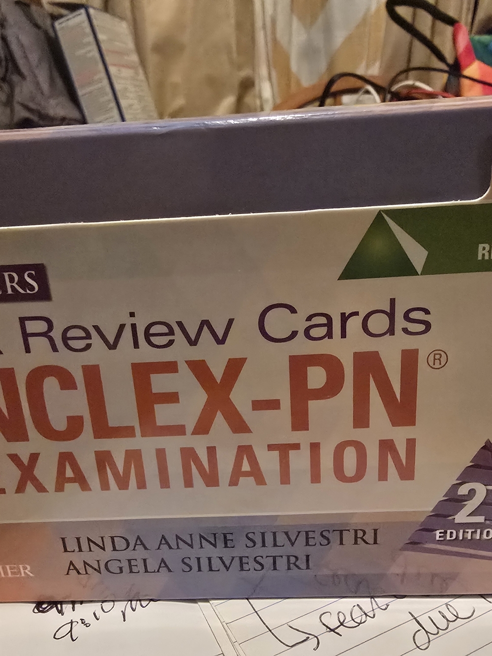 NCLEX-PN Review Cards - Purple and Orange Box